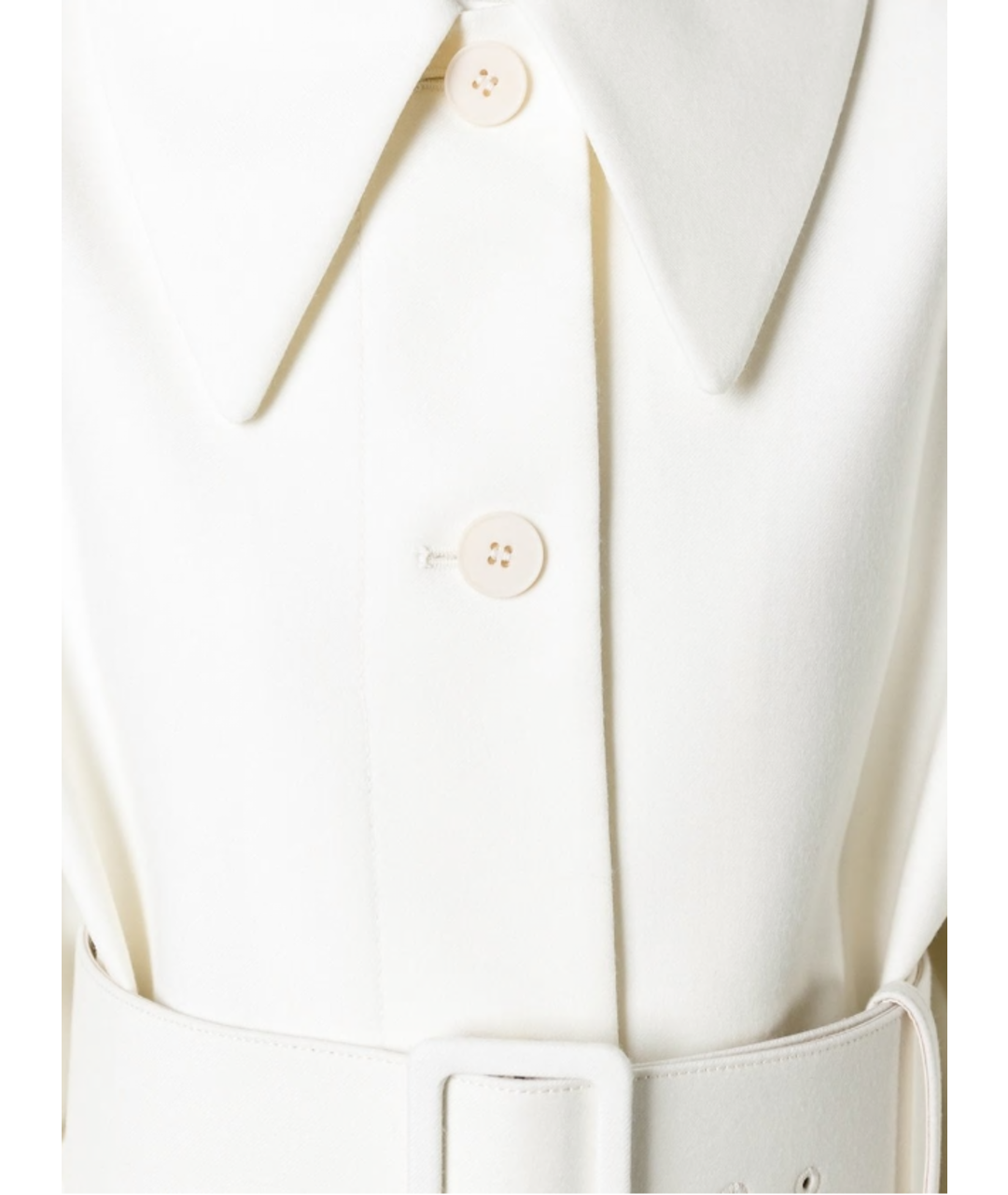 STELLA MCCARTNEY Белое шерстяное пальто, фото 5