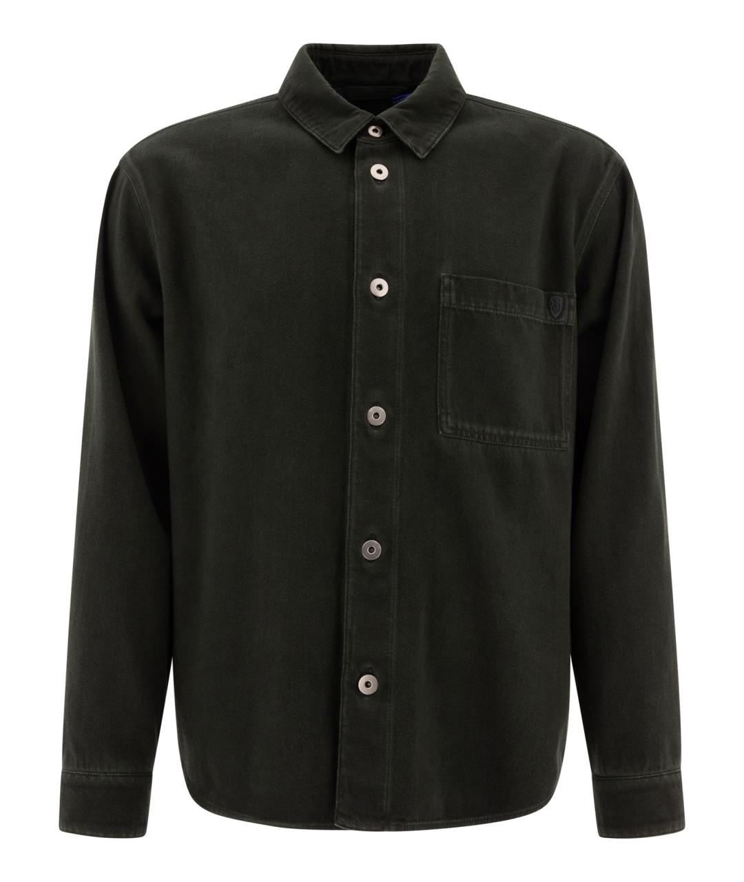 BURBERRY Черная хлопковая куртка, фото 1