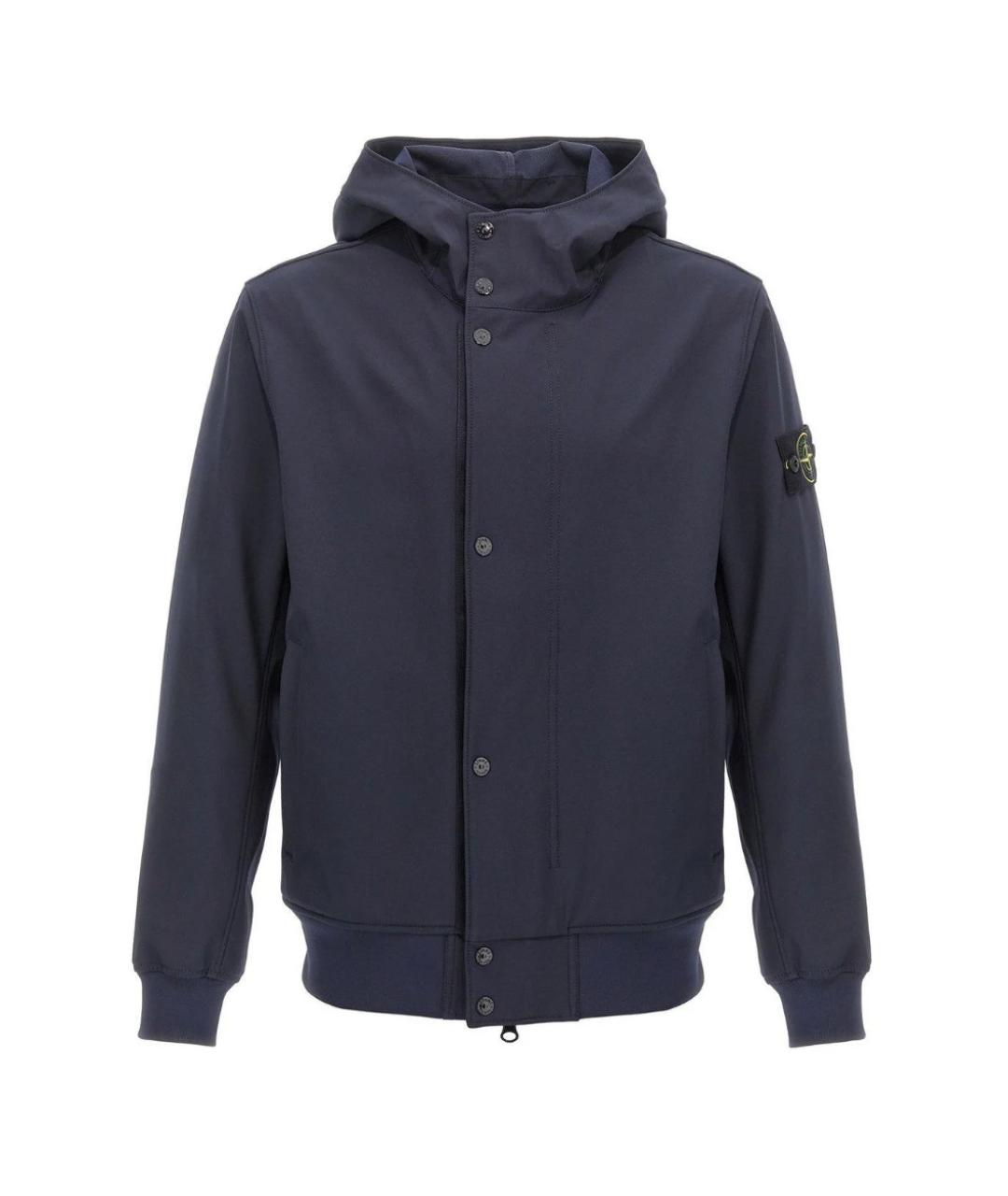 STONE ISLAND Синяя синтетическая куртка, фото 1