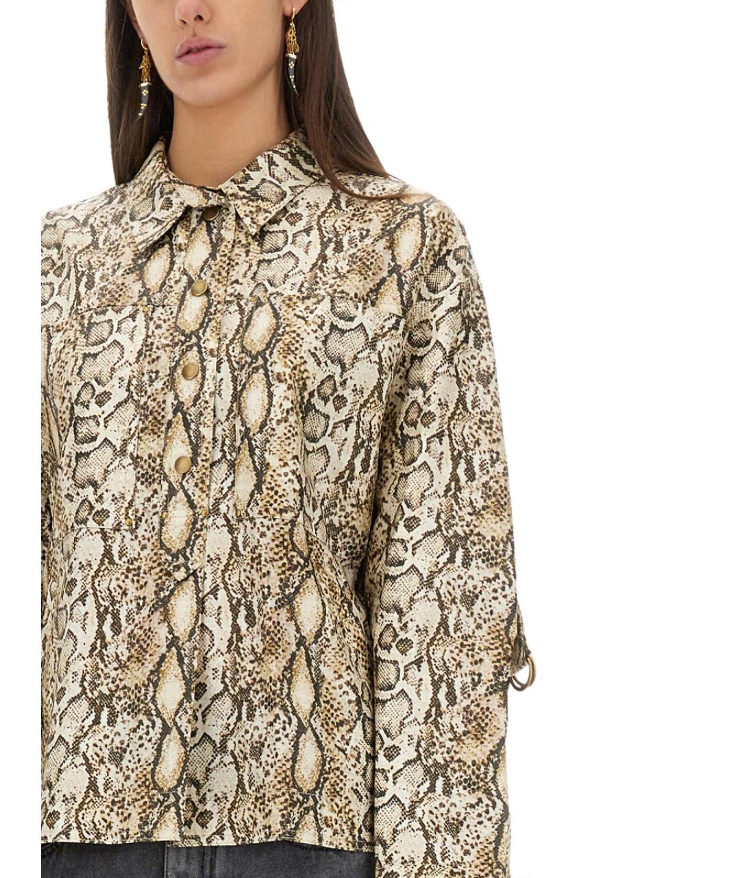 ISABEL MARANT Мульти льняная рубашка, фото 2