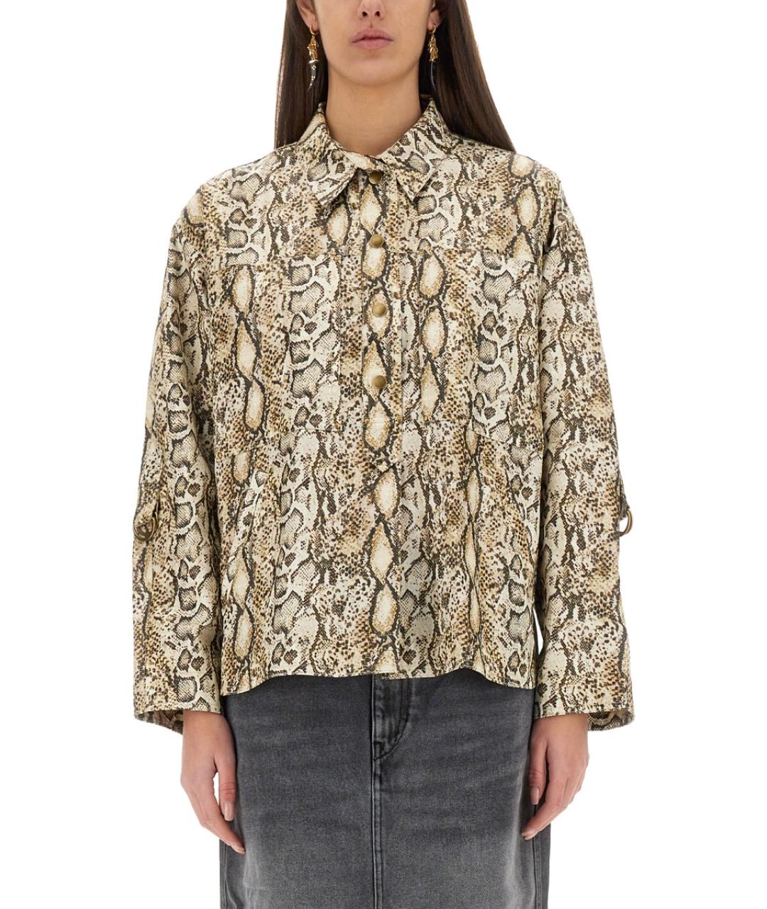 ISABEL MARANT Мульти льняная рубашка, фото 4