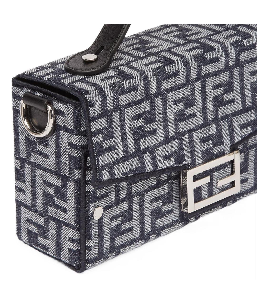 FENDI Темно-синяя сумка на плечо, фото 6