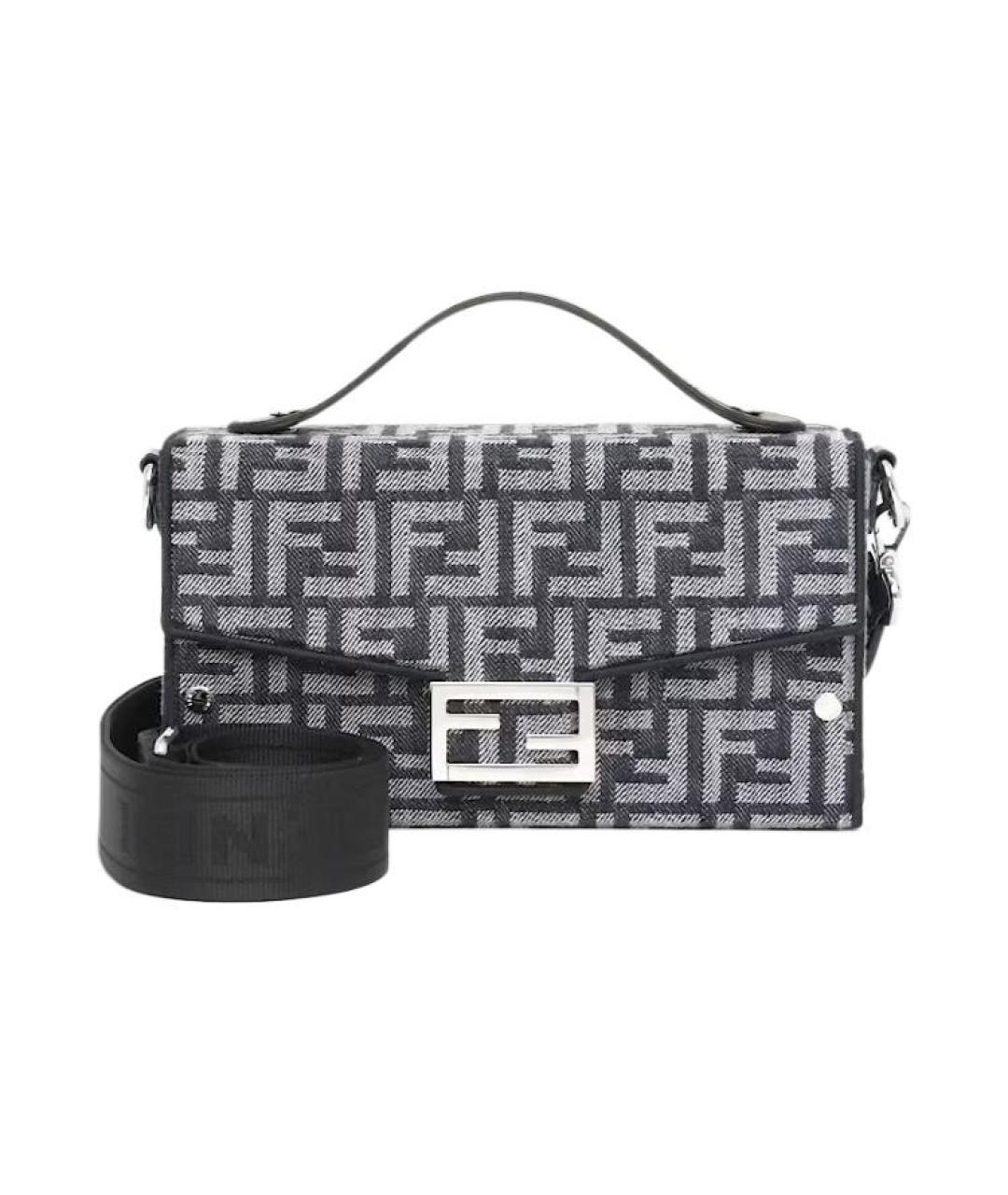 FENDI Темно-синяя сумка на плечо, фото 2