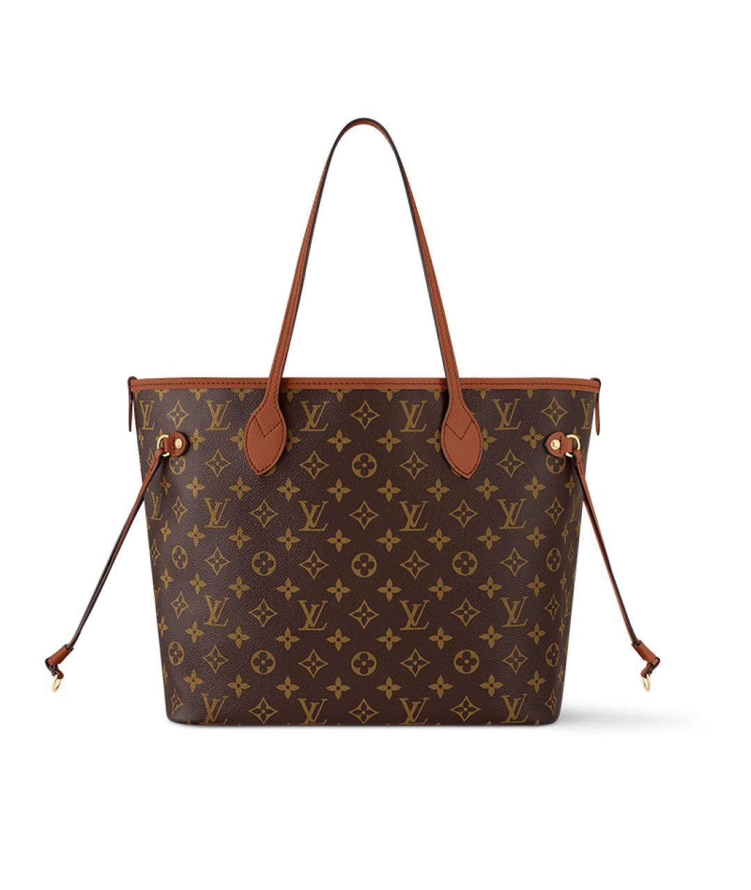 LOUIS VUITTON Коричневая кожаная сумка через плечо, фото 3