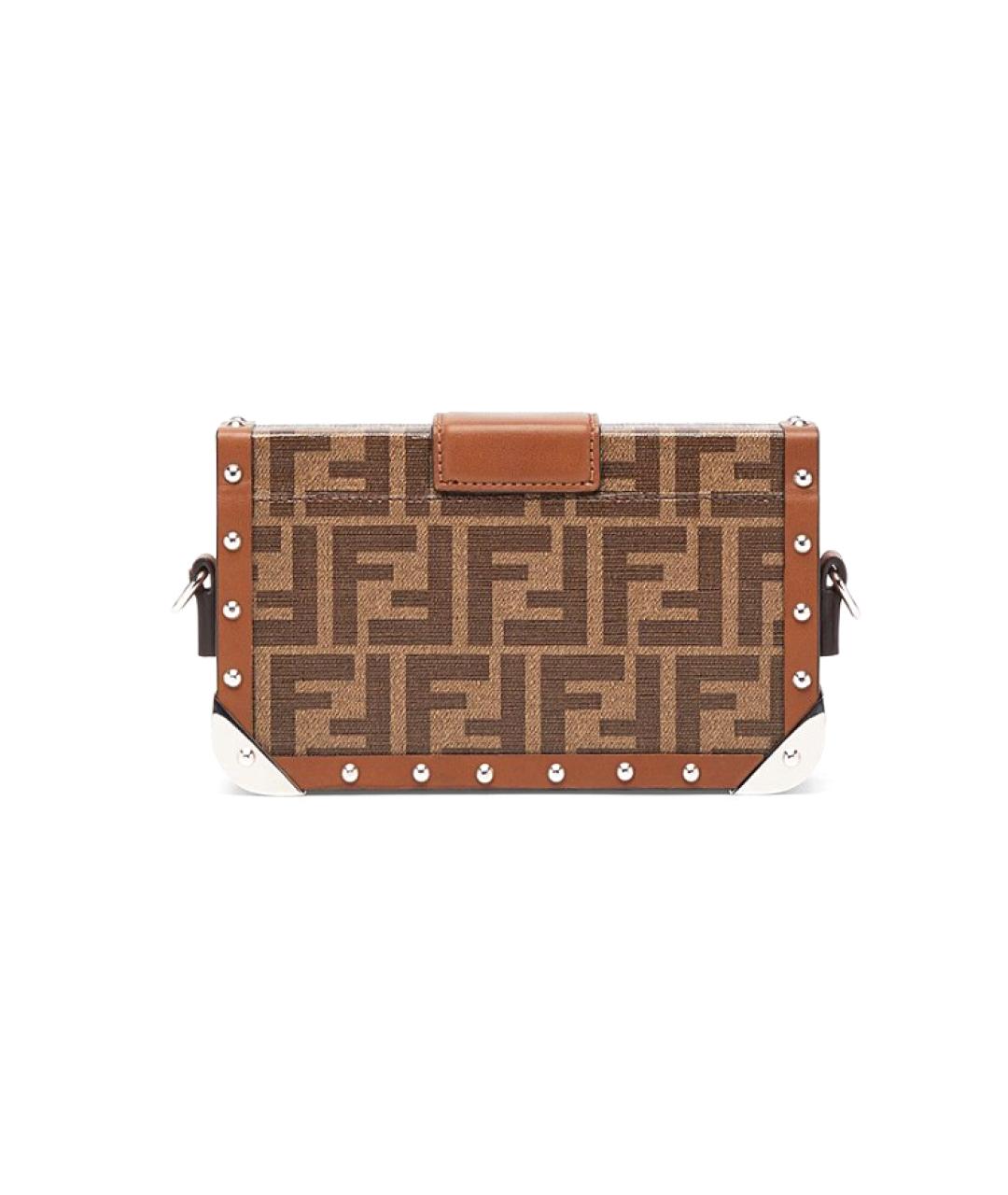 FENDI Коричневая сумка на плечо, фото 3