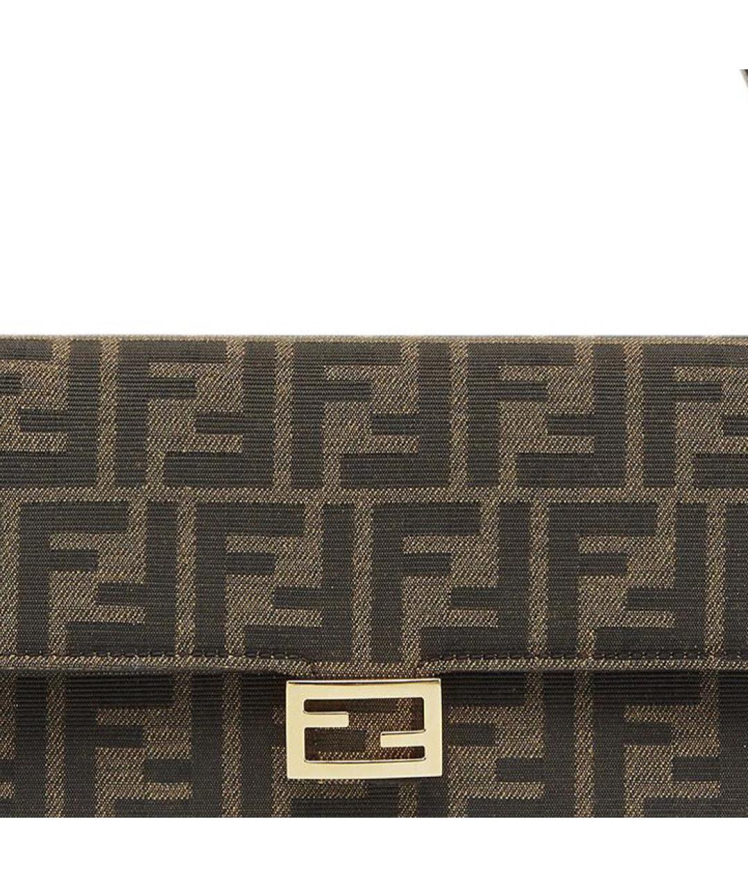 FENDI Коричневая сумка через плечо, фото 5