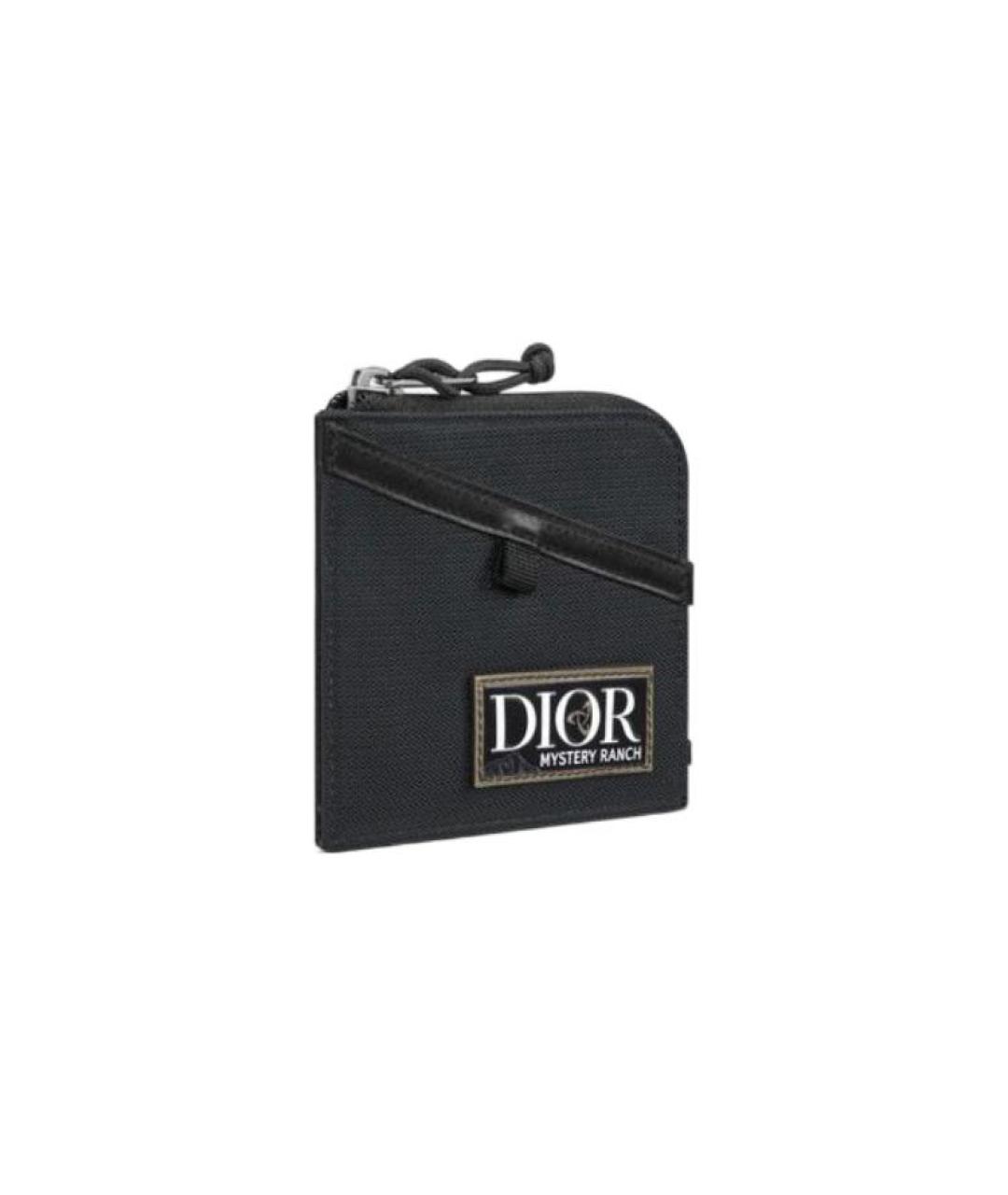 CHRISTIAN DIOR Черный кошелек, фото 3