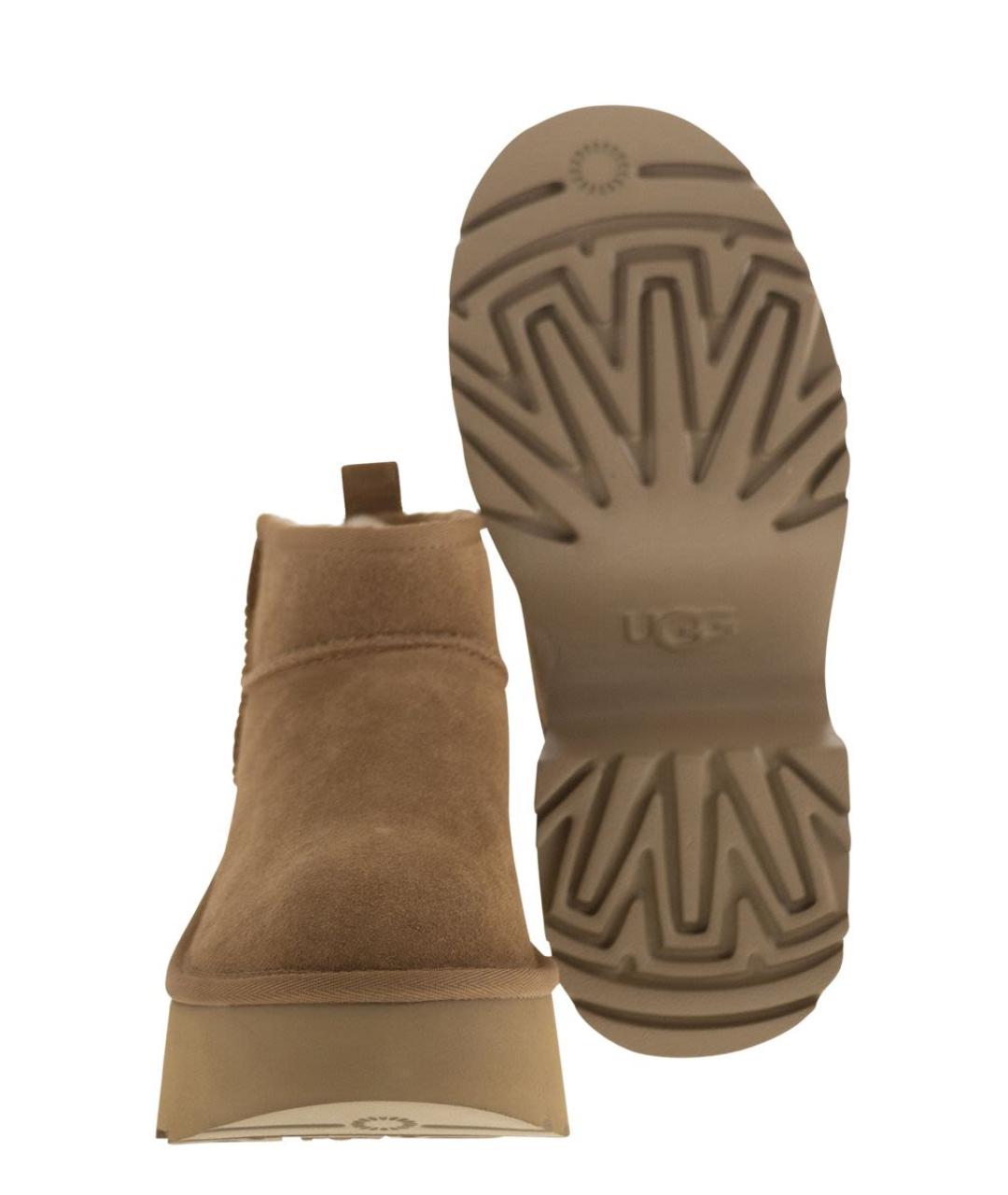 UGG AUSTRALIA Коричневые ботинки, фото 5