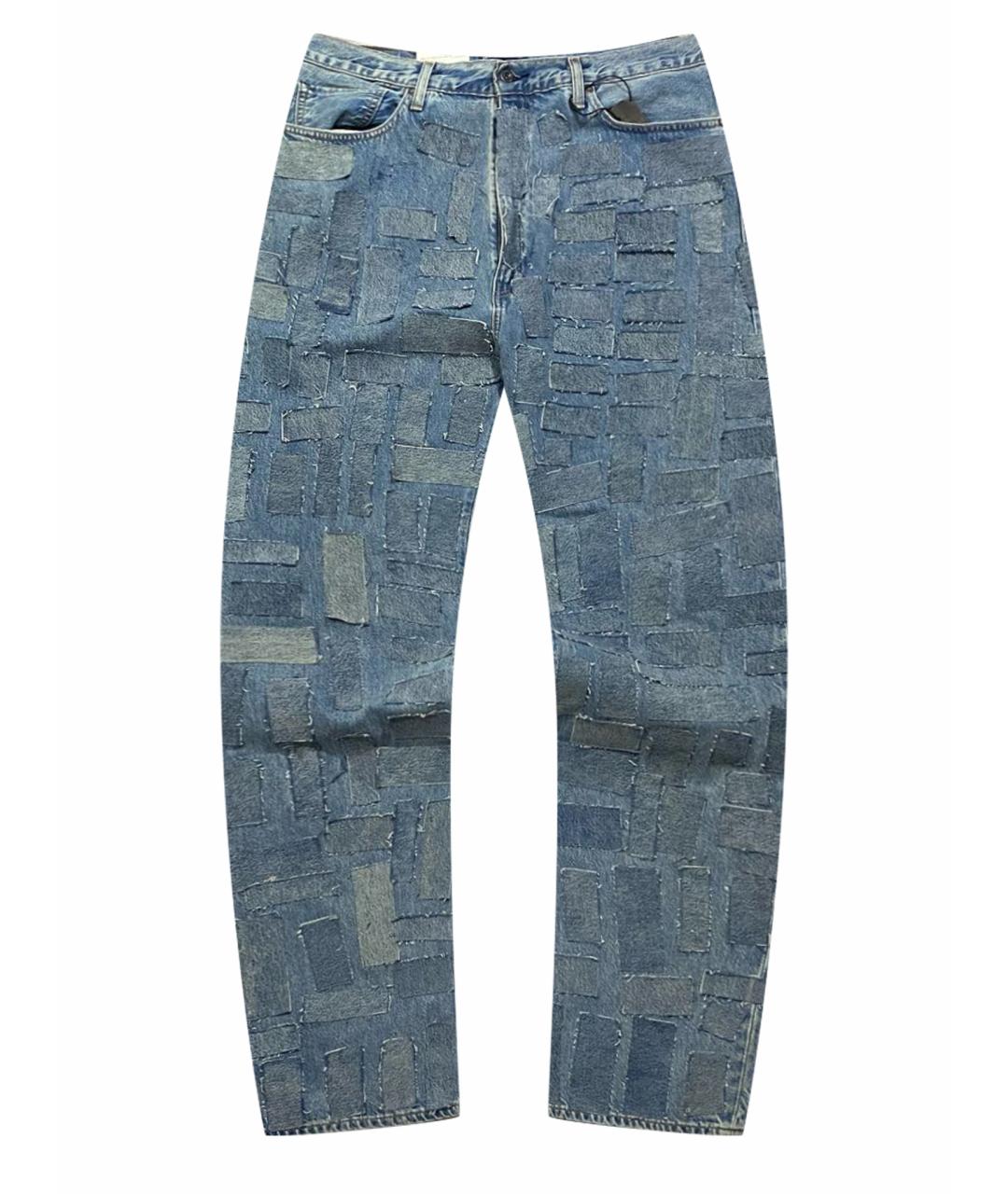 LEVI'S Голубые хлопковые прямые джинсы, фото 1