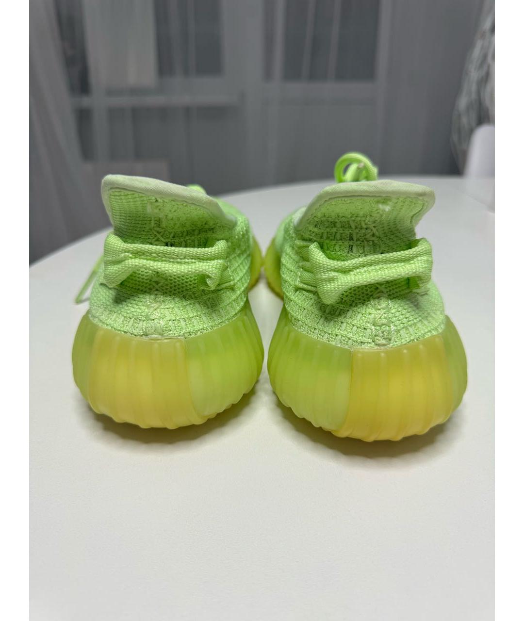 ADIDAS YEEZY Салатовые кроссовки, фото 4