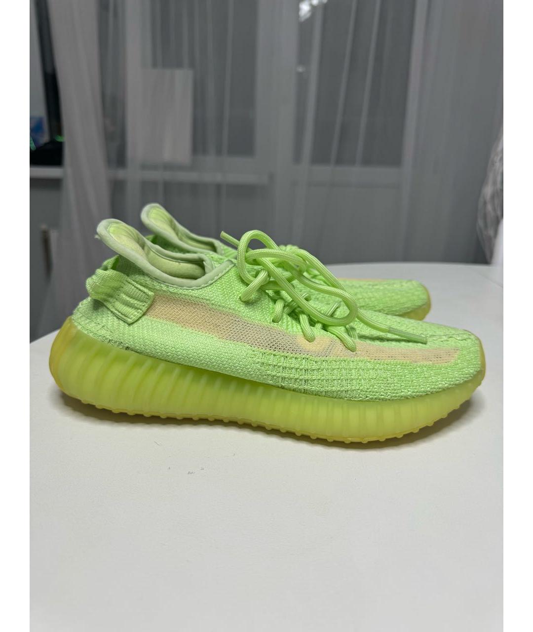 ADIDAS YEEZY Салатовые кроссовки, фото 6