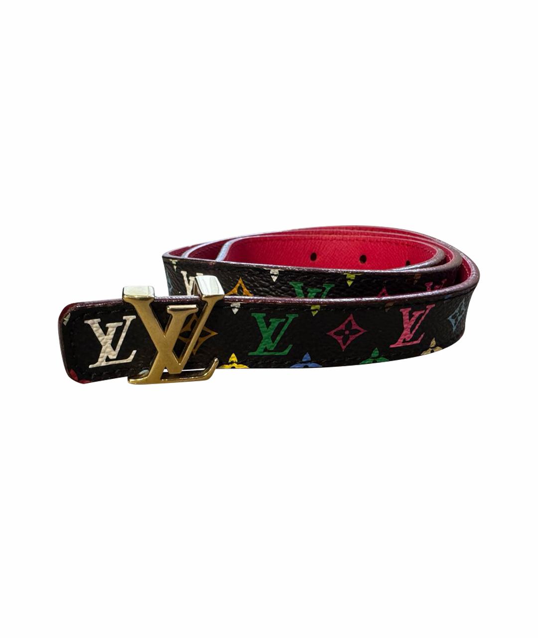 LOUIS VUITTON Черный ремень, фото 7