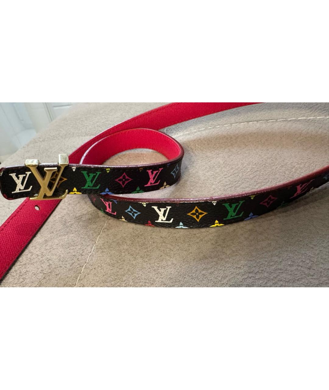 LOUIS VUITTON Черный ремень, фото 5
