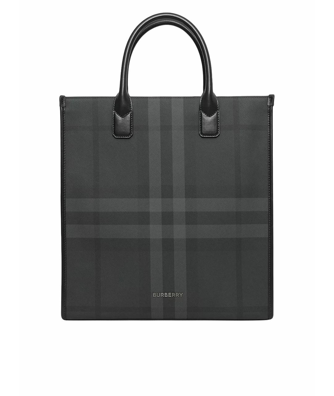 BURBERRY Серая сумка тоут, фото 1