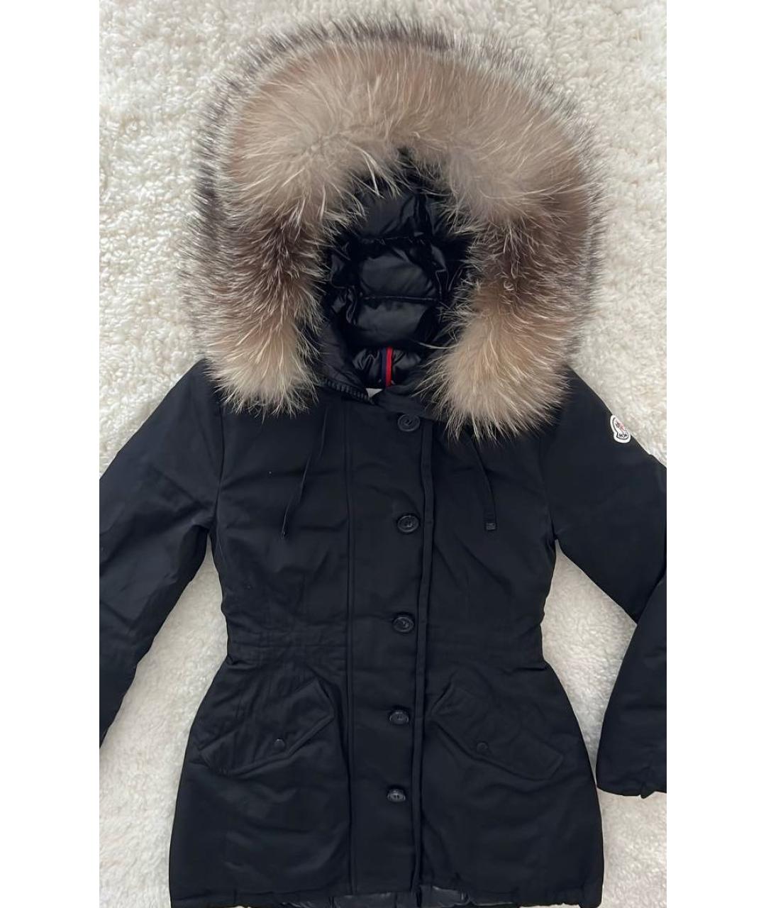 MONCLER Черная парка, фото 9