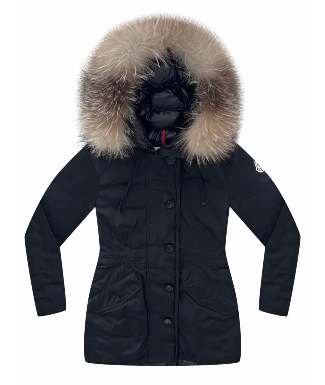 MONCLER Черная парка, фото 1