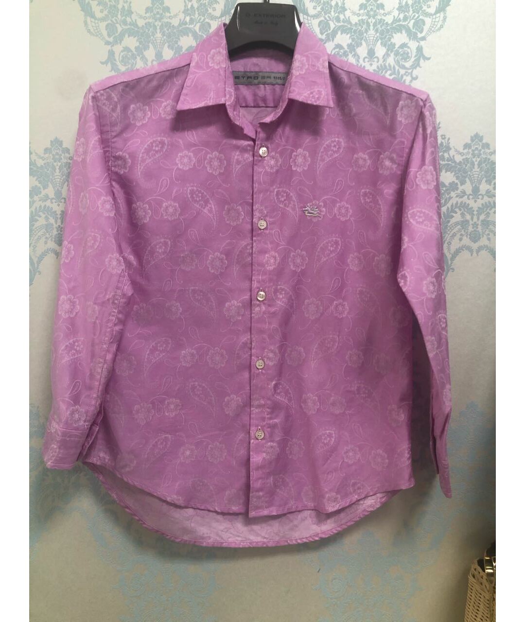 ETRO Розовая хлопковая детская рубашка, фото 6