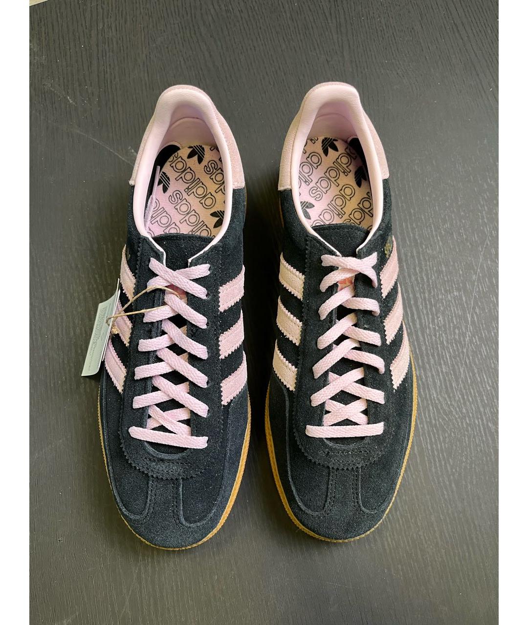 ADIDAS Черные замшевые кеды, фото 3