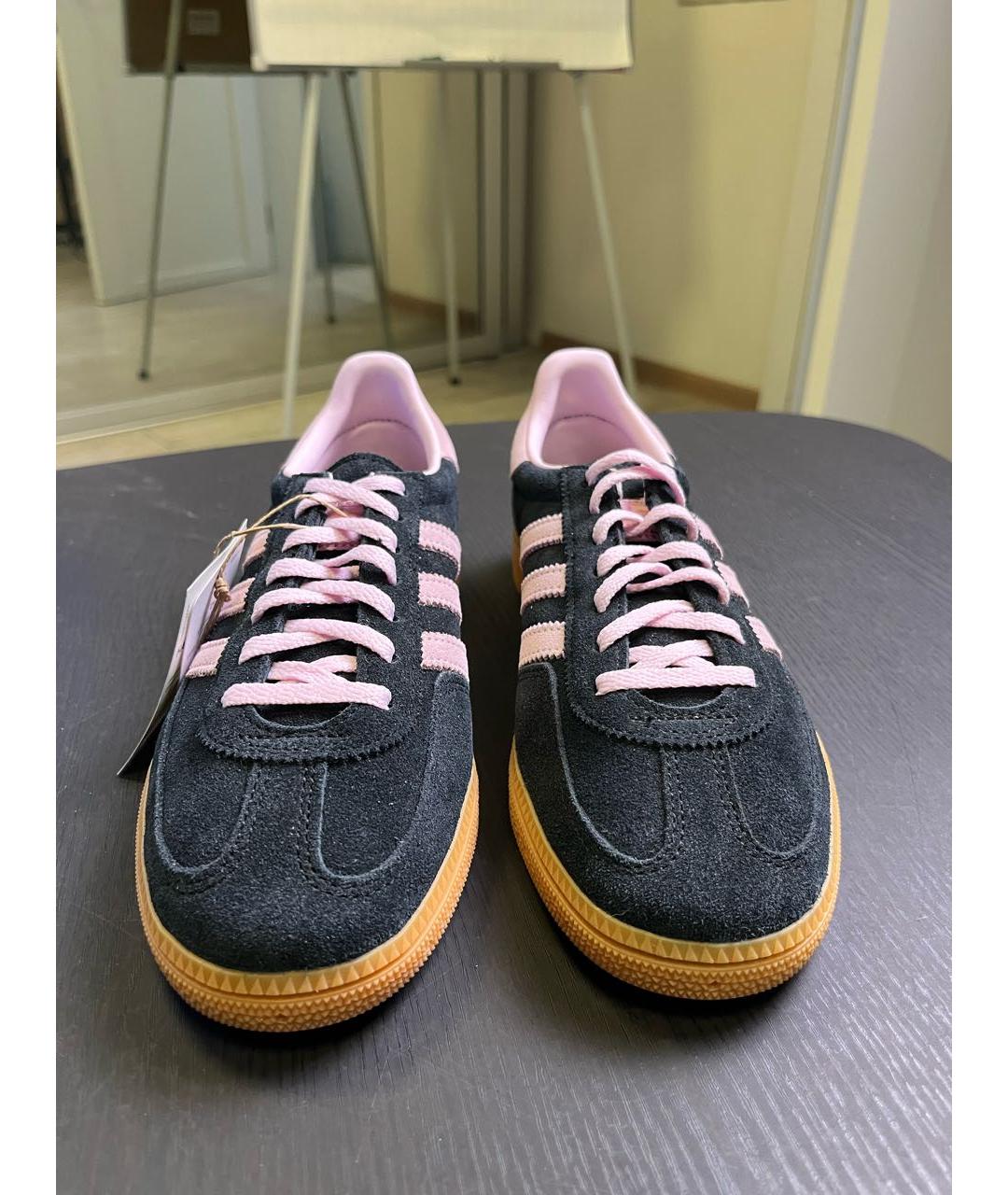 ADIDAS Черные замшевые кеды, фото 2