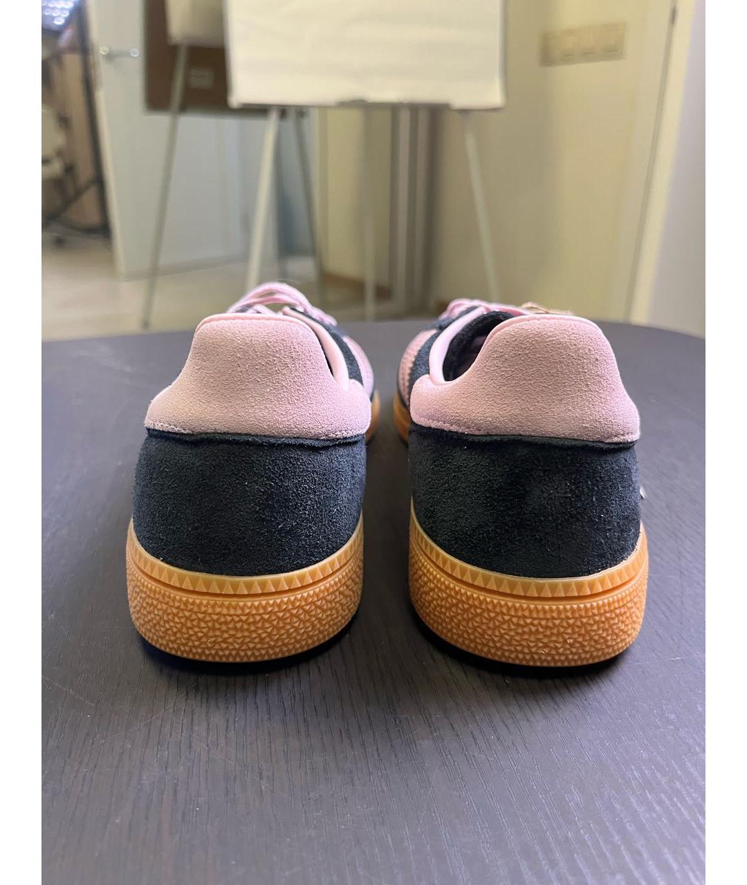 ADIDAS Черные замшевые кеды, фото 4
