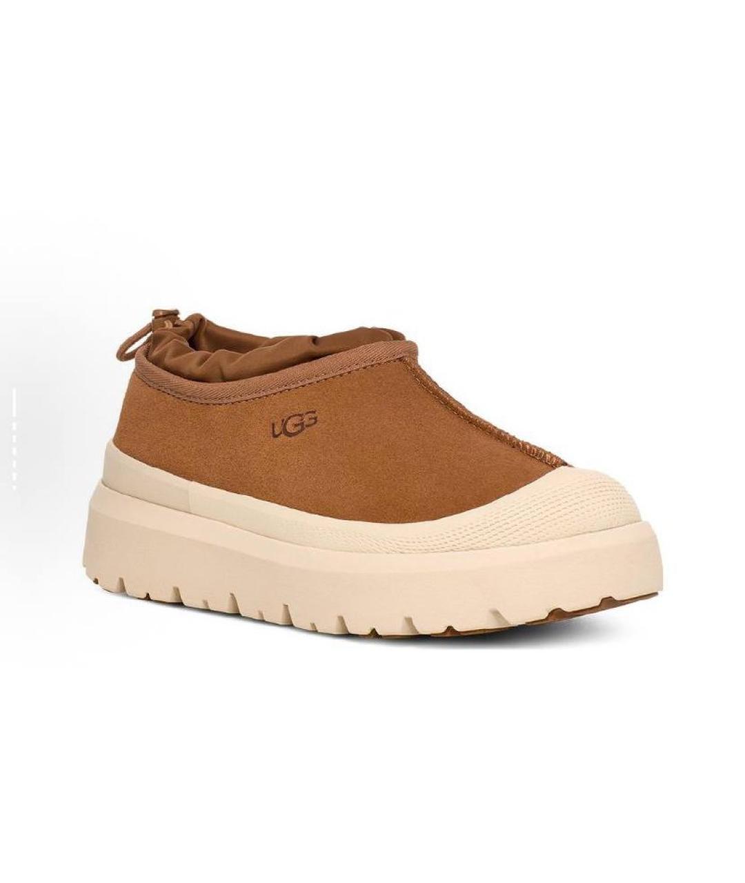 UGG AUSTRALIA Бежевые замшевые ботинки, фото 2