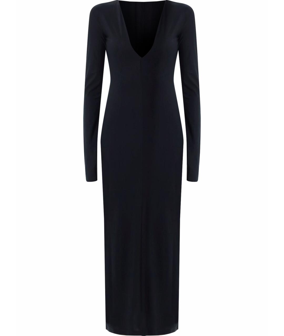 MM6 MAISON MARGIELA Черное полиамидовое повседневное платье, фото 1