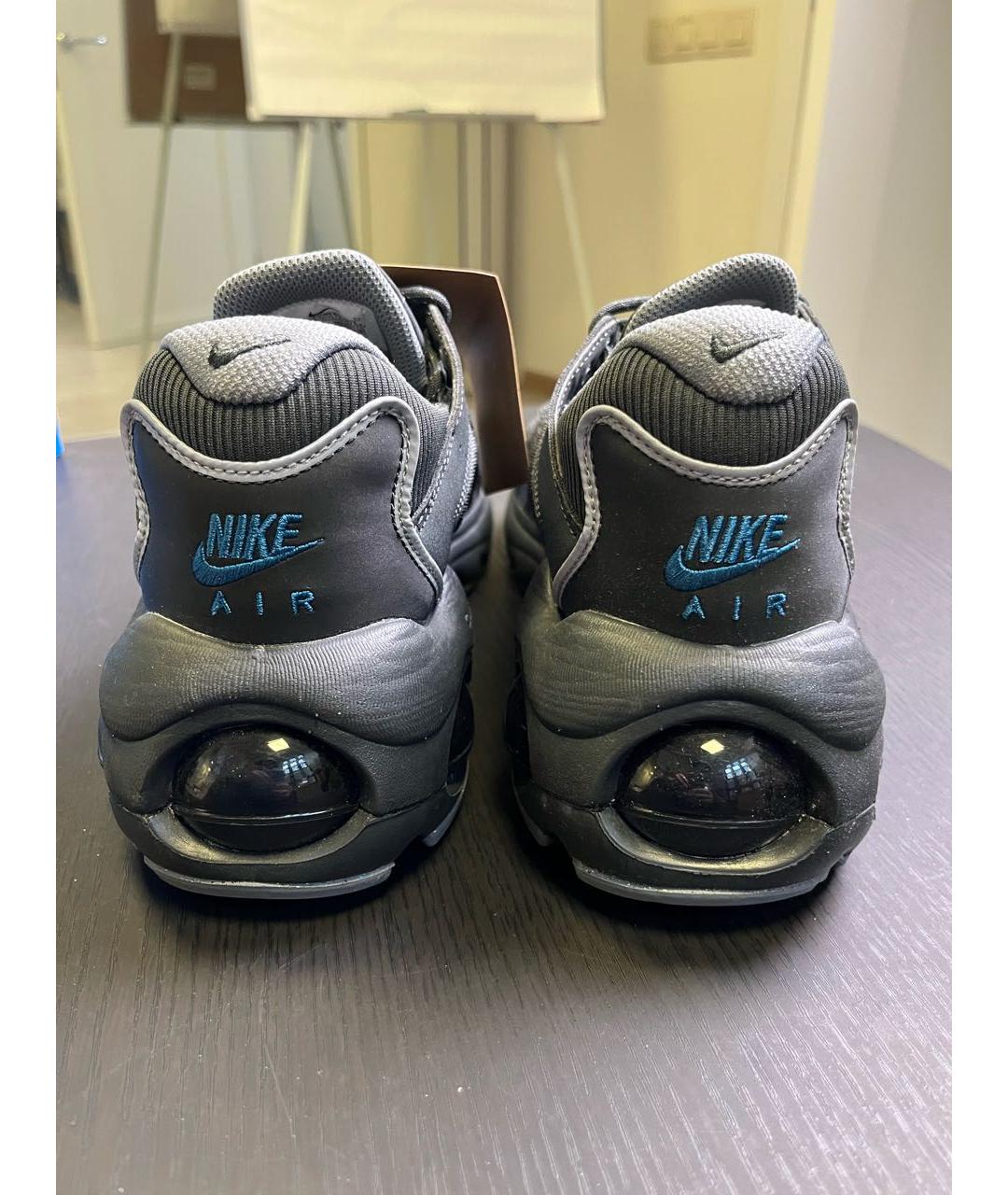 NIKE Серые текстильные низкие кроссовки / кеды, фото 4