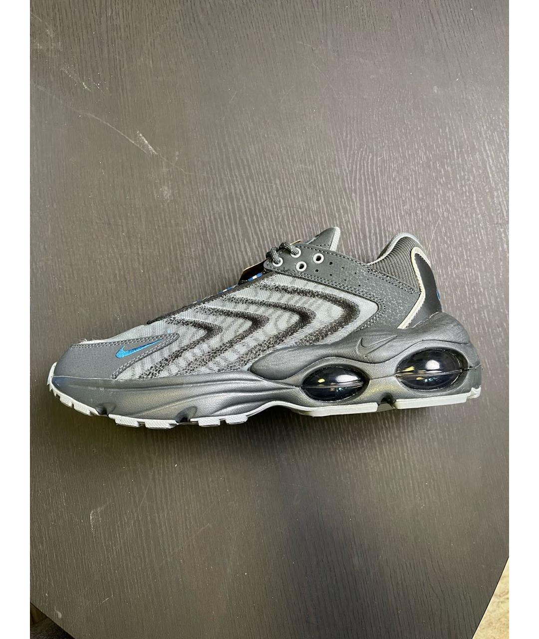 NIKE Серые текстильные низкие кроссовки / кеды, фото 5