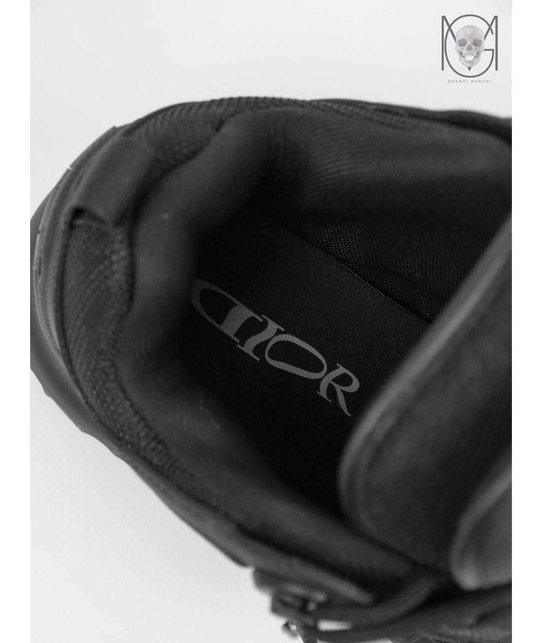 CHRISTIAN DIOR Черные синтетические низкие кроссовки / кеды, фото 6