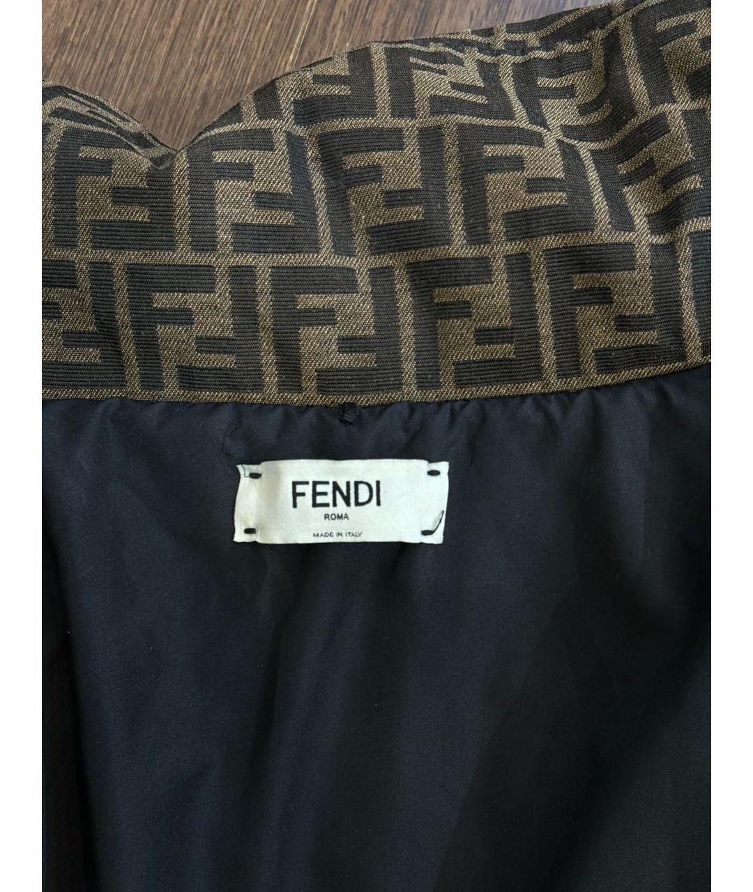 FENDI Коричневый пуховик, фото 2