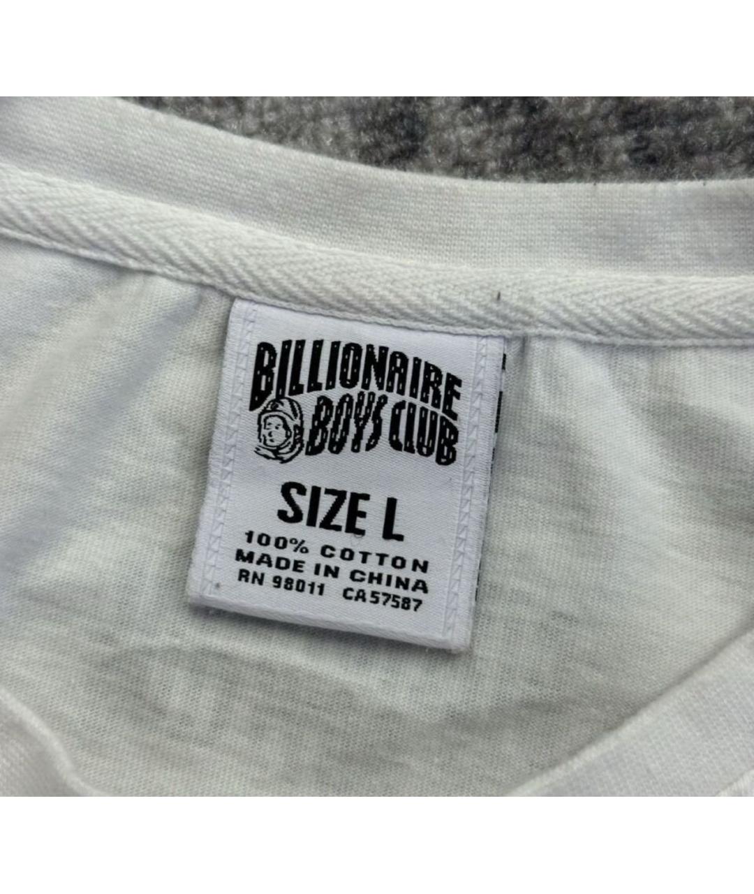 BILLIONAIRE BOYS CLUB Белая хлопковая футболка, фото 4