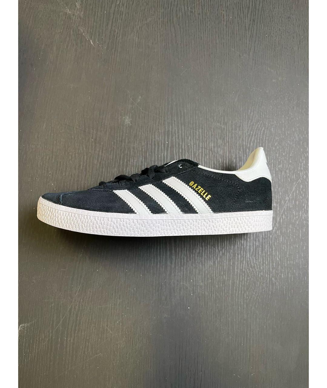 ADIDAS Черные замшевые кеды, фото 5