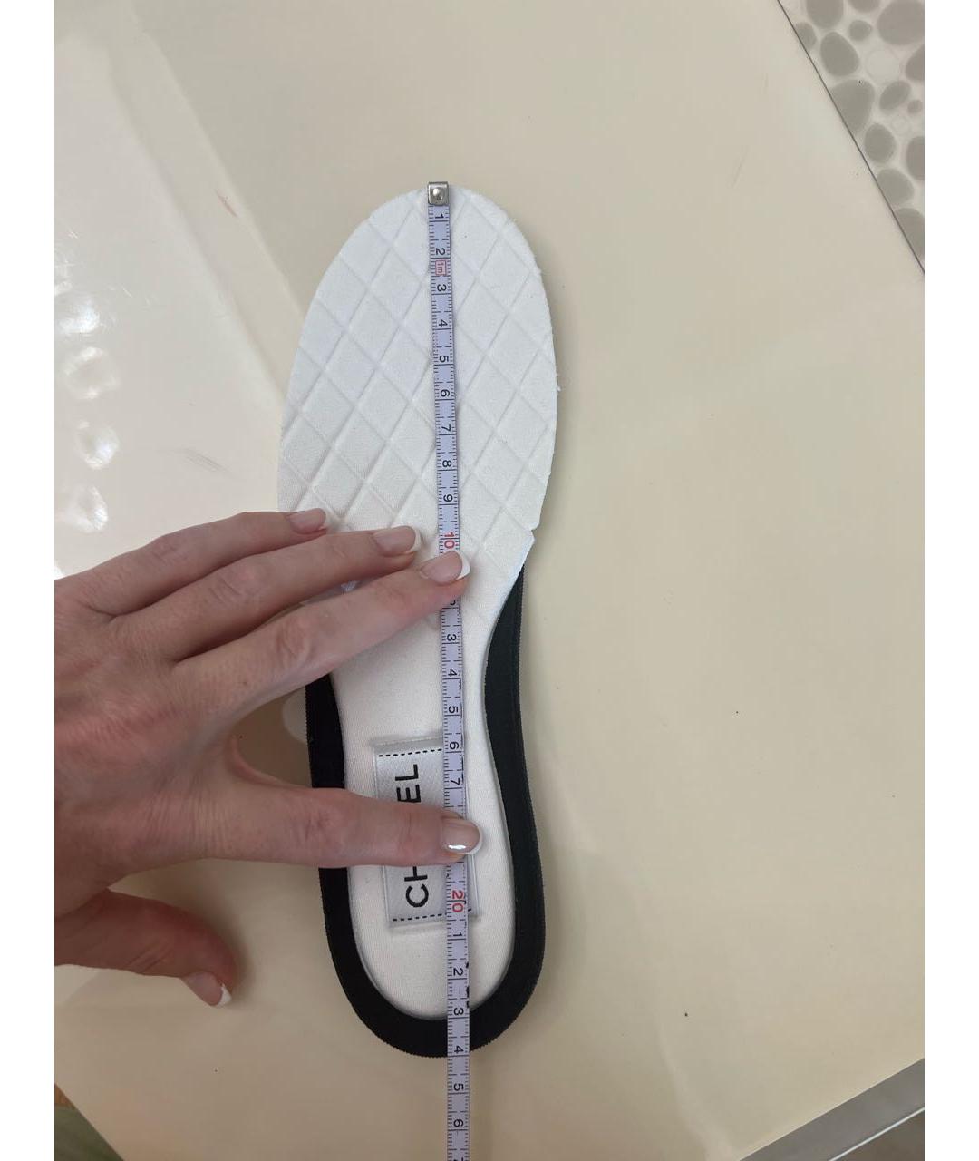 CHANEL Серые замшевые кроссовки, фото 7