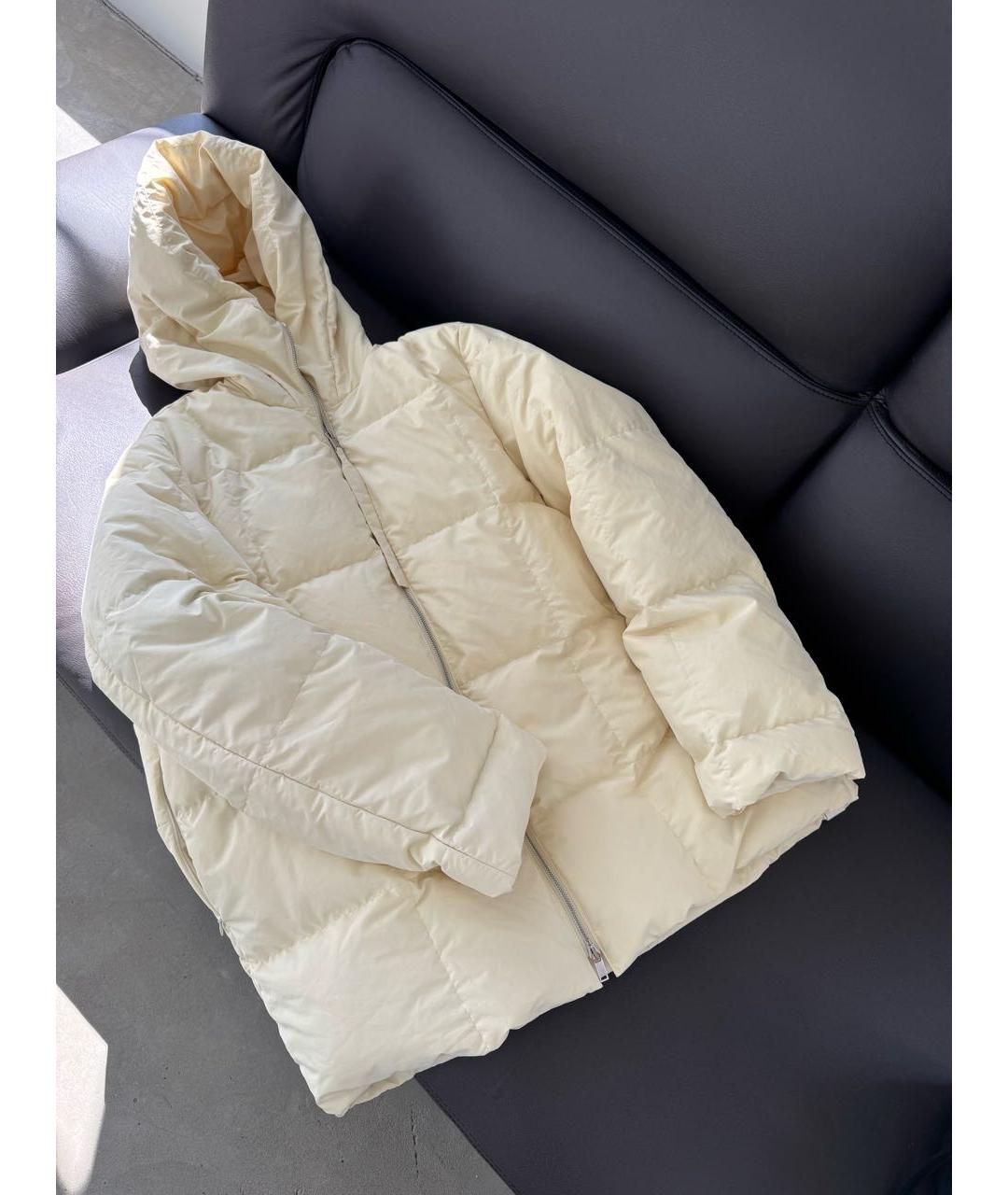 JIL SANDER Бежевый пуховик, фото 6