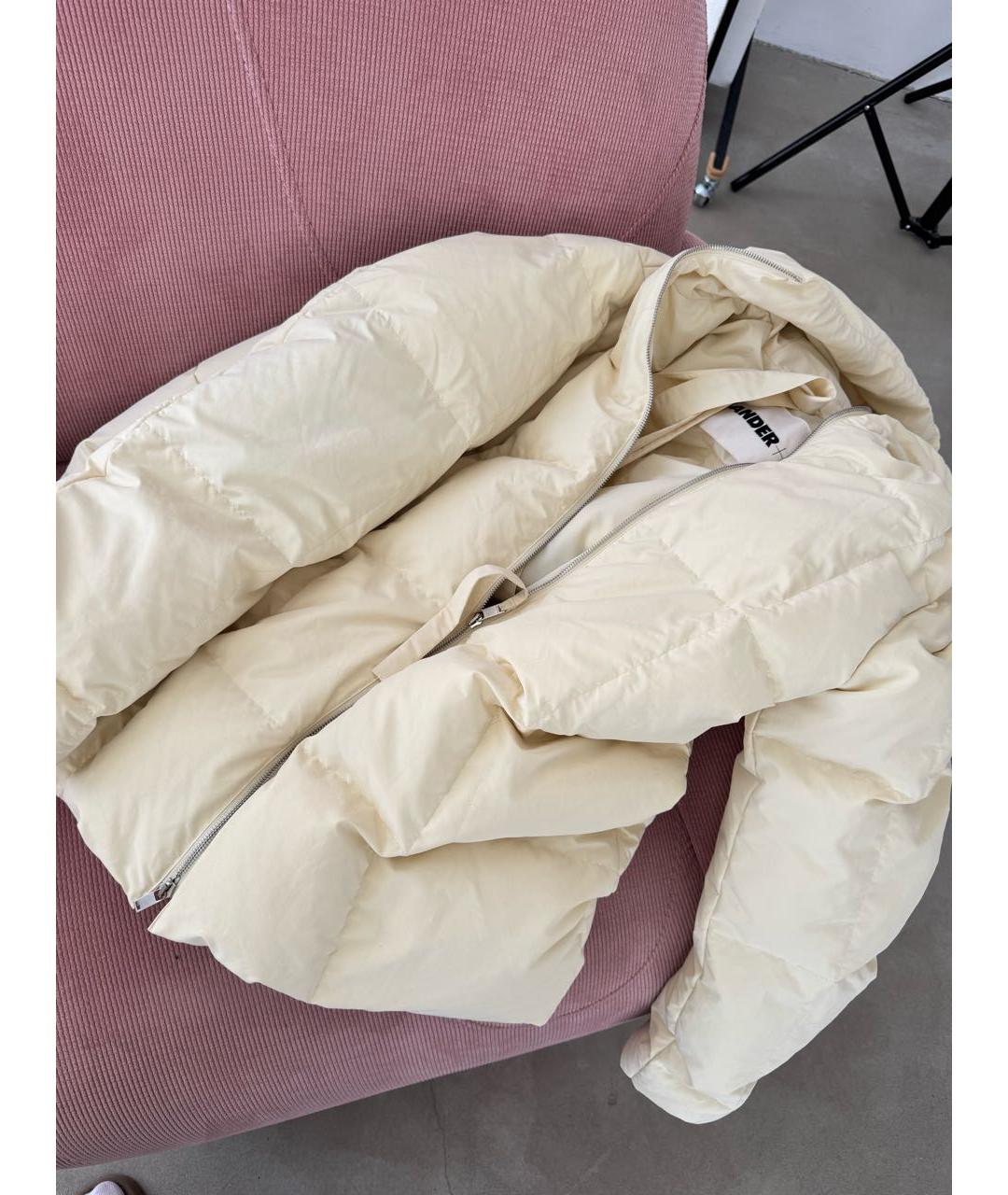 JIL SANDER Бежевый пуховик, фото 7