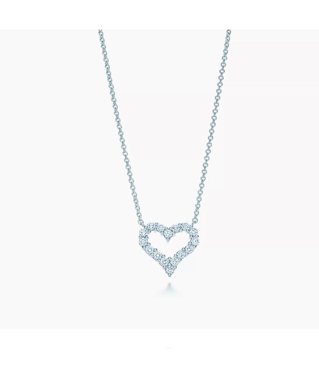 TIFFANY&CO Серебряное платиновое колье, фото 4