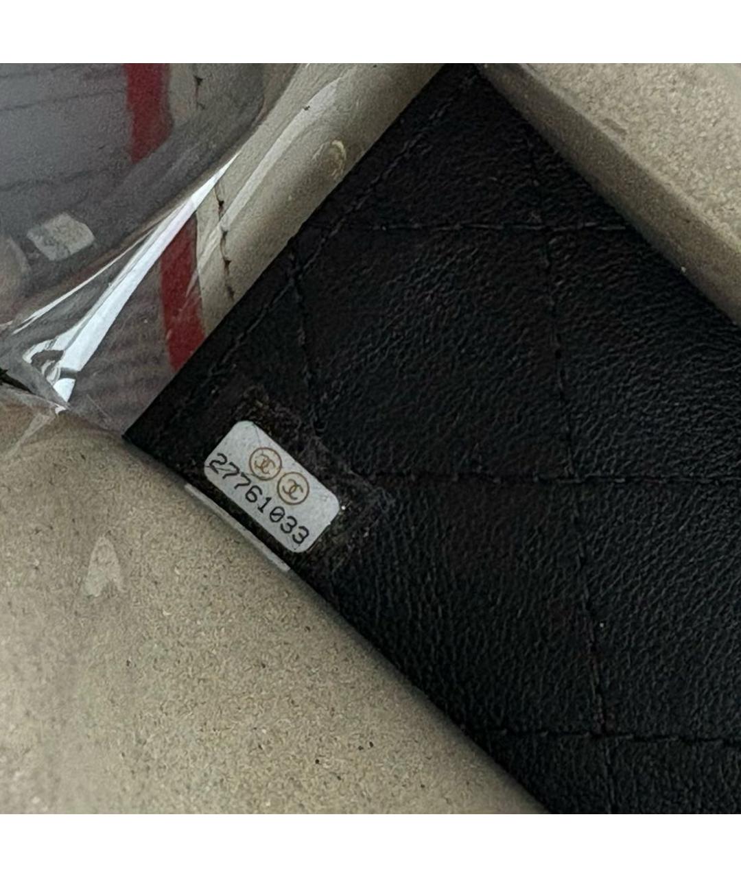 CHANEL Черная кожаная сумка через плечо, фото 6