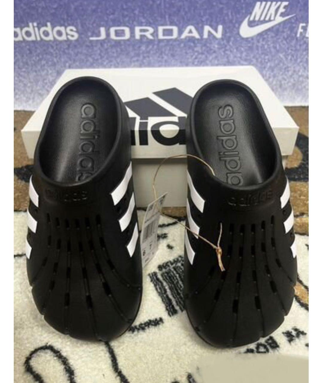 ADIDAS Черные шлепанцы, фото 6