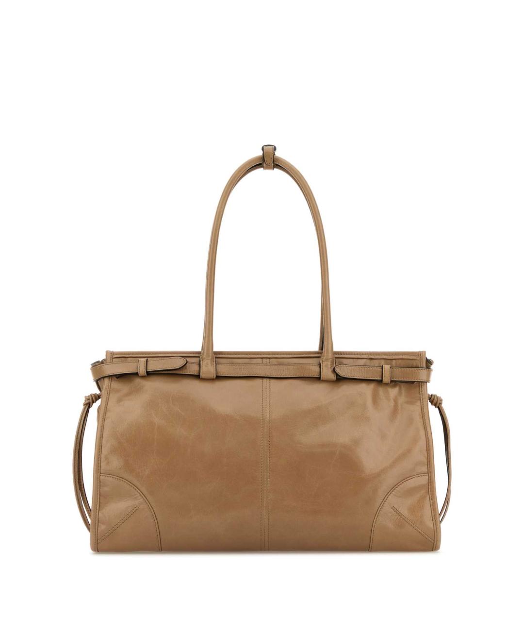 PRADA Бежевая кожаная сумка тоут, фото 3