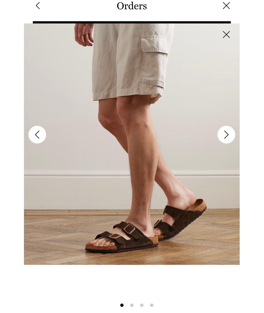 BIRKENSTOCK Коричневые замшевые сандалии, фото 3