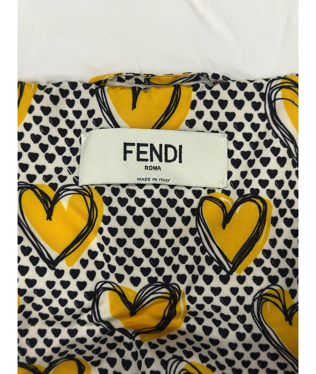 FENDI Белая куртка, фото 4