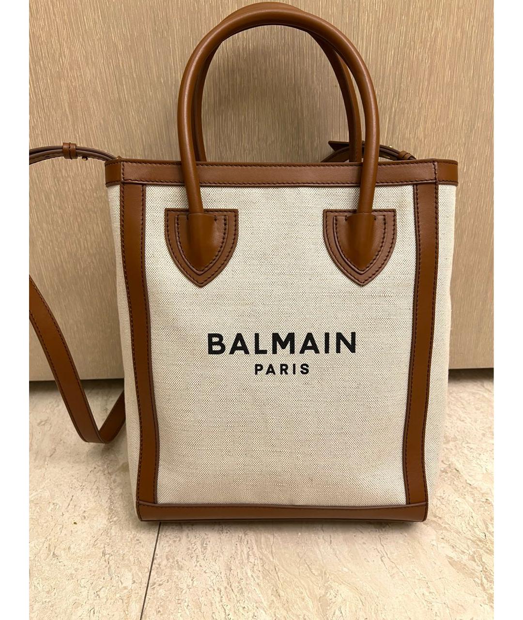 BALMAIN Кожаная сумка тоут, фото 7