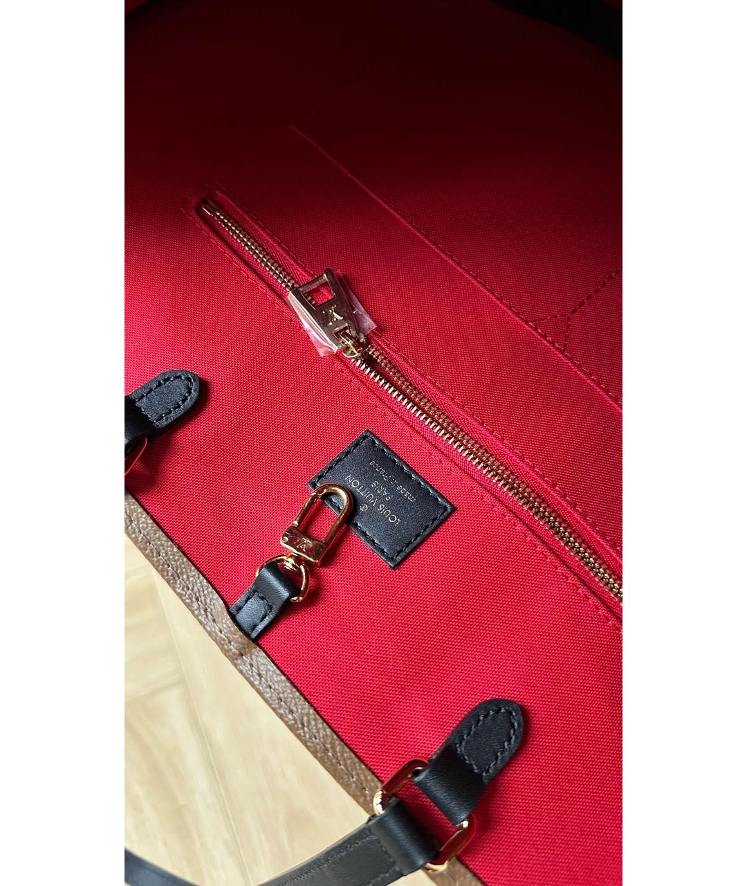 LOUIS VUITTON Коричневая сумка тоут, фото 4