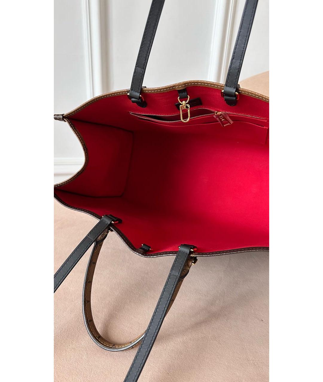 LOUIS VUITTON Коричневая сумка тоут, фото 7