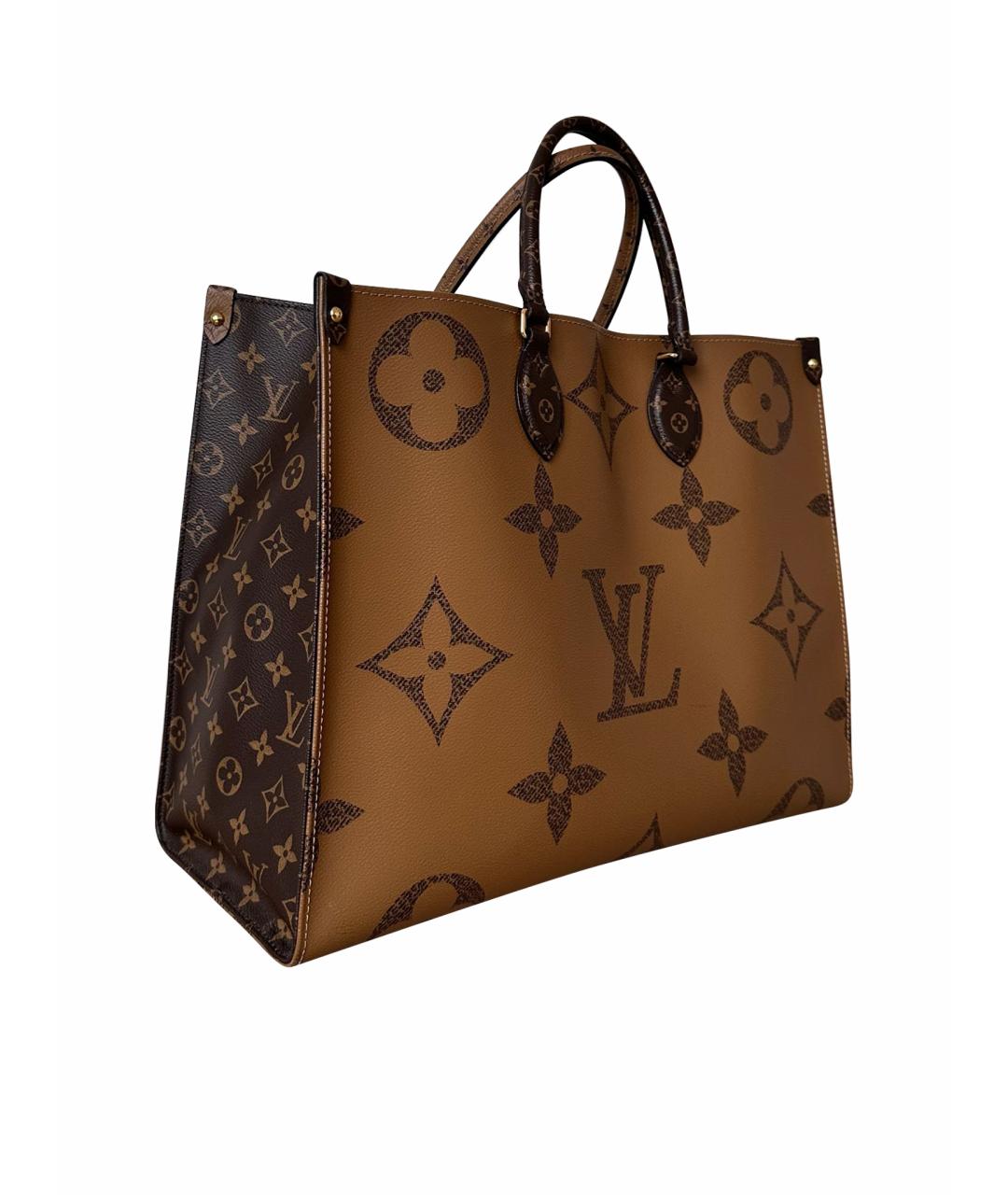 LOUIS VUITTON Коричневая сумка тоут, фото 1