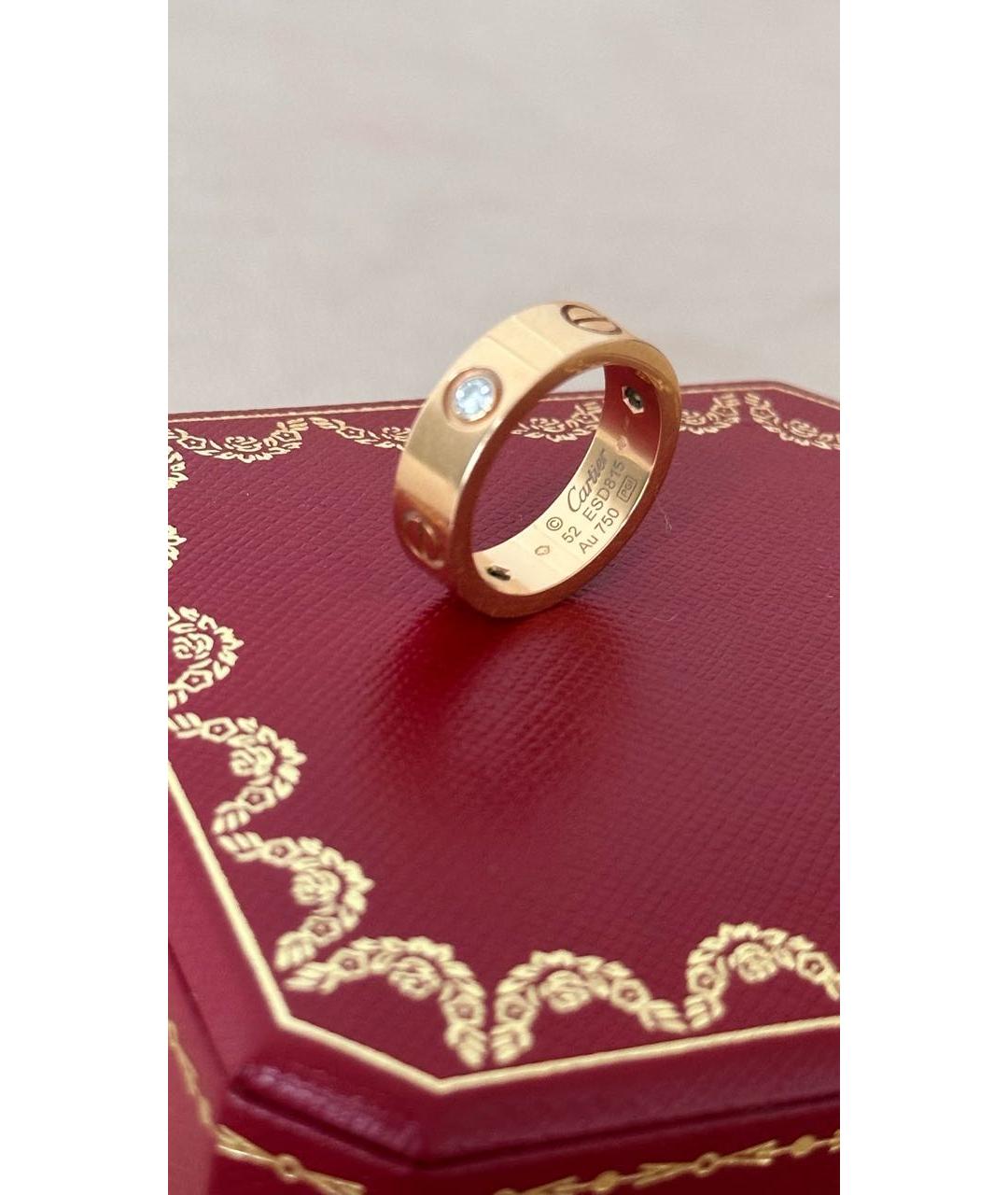 CARTIER Золотое кольцо из розового золота, фото 3