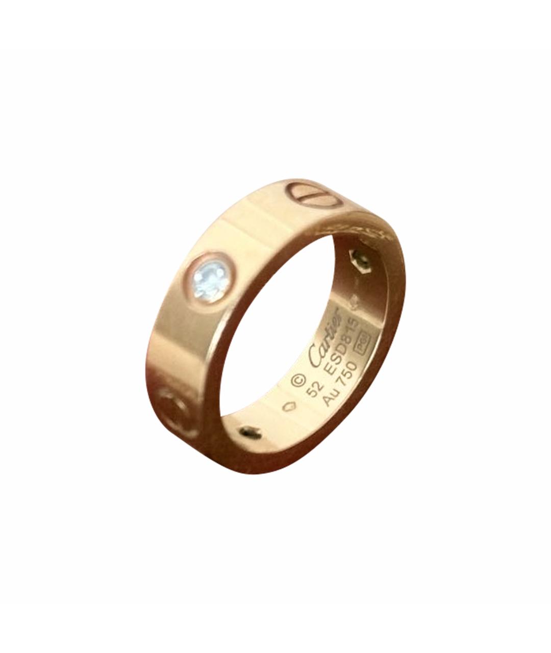 CARTIER Золотое кольцо из розового золота, фото 1