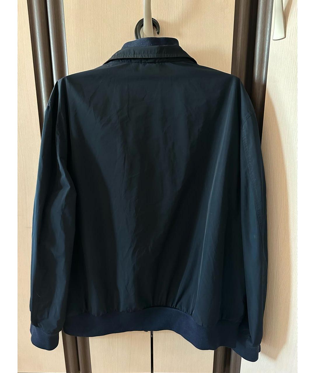 BURBERRY BRIT Темно-синяя полиэстеровая куртка, фото 2