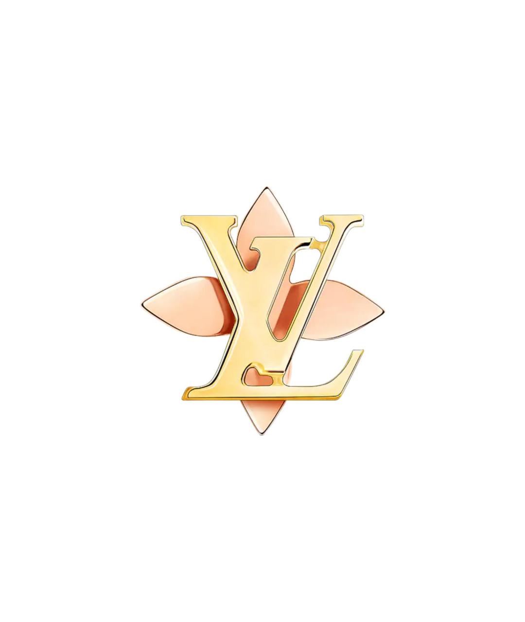 LOUIS VUITTON Золотые серьги из розового золота, фото 2