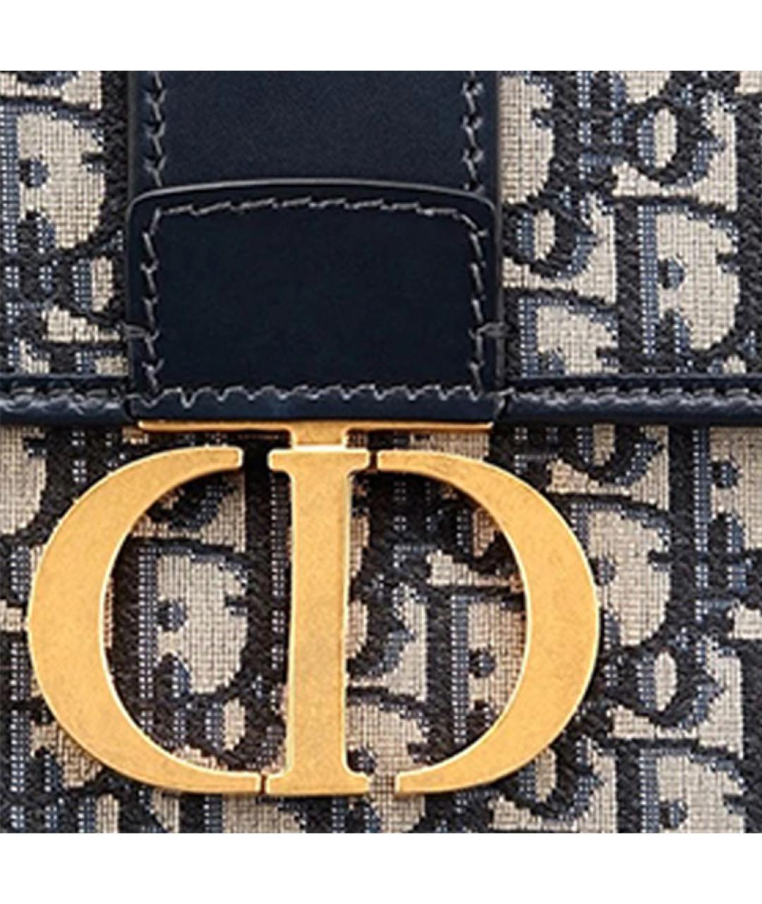 CHRISTIAN DIOR Темно-синяя сумка через плечо, фото 6